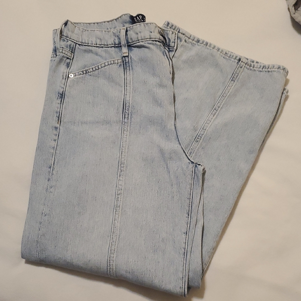 GAP Women's Wide Jeans in Light Blue